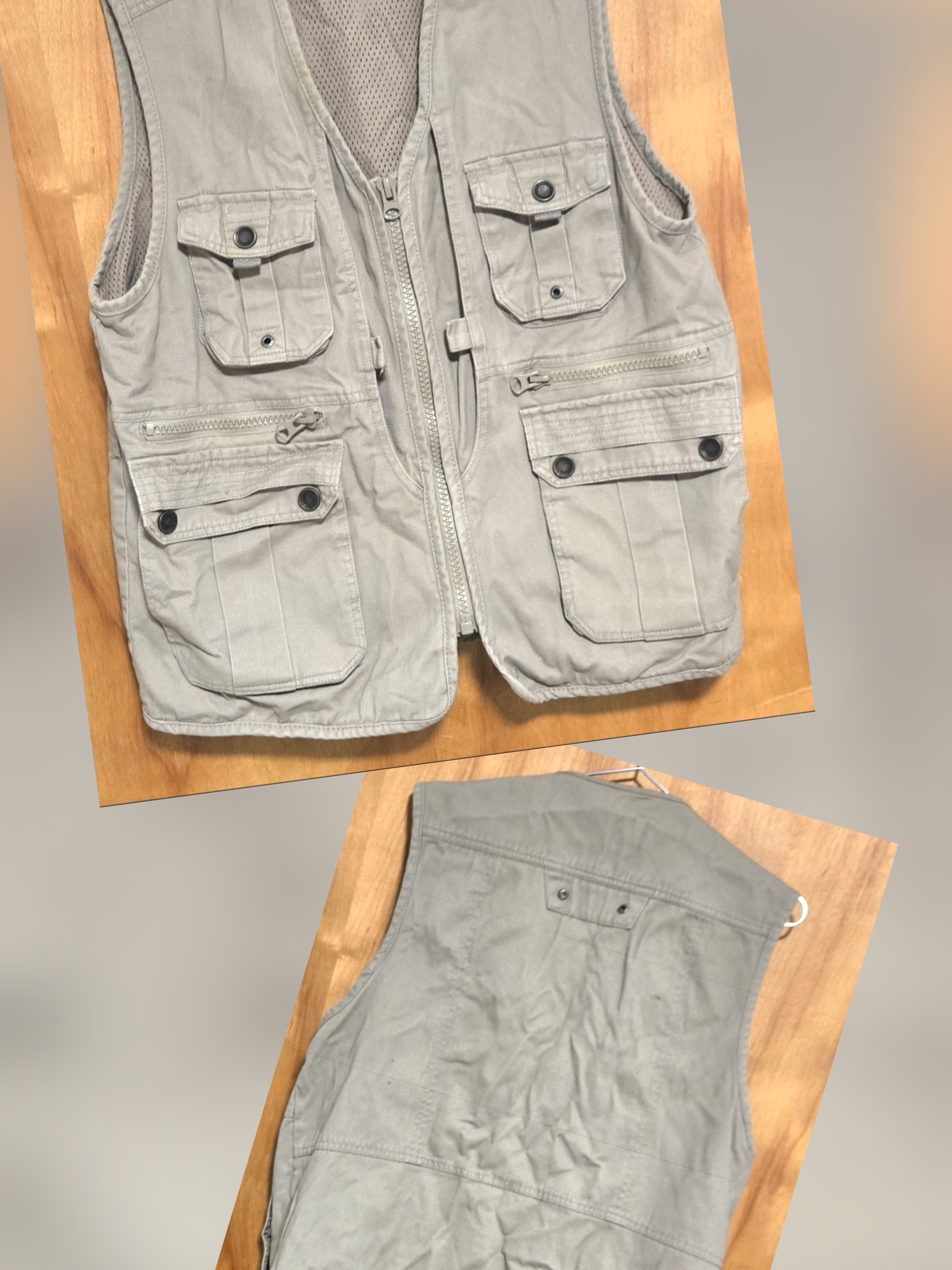 Fashion Beige Multifunctional Men's Vest